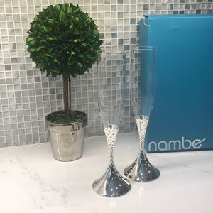 NAMBÉ NIB Dazzle' Champagne Toasting Flutes